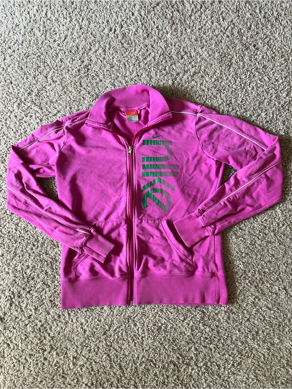 Pink Nike The Athletic Dept Zip-Up Track Jacket
